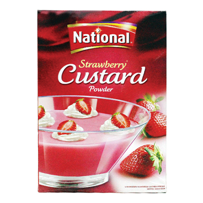 National Strawberry Flavoured Custard Powder