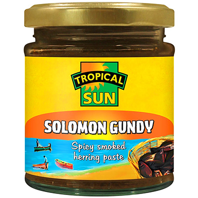 Tropical sun Solomon gundy smoked herring paste