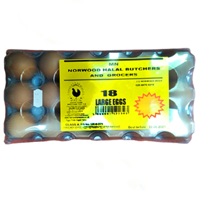 MN Norwood halal largs egg  18x