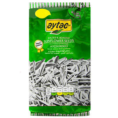 Aytac Black Salted & Roasted Sunflower Seeds