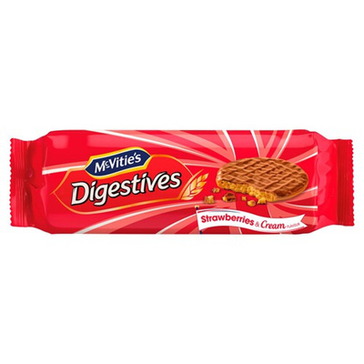 Mcvities Digestives Strawberry & Cream