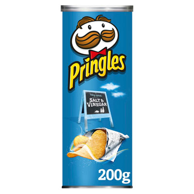 Pringles Salt & Vinegar Flavour Crisps