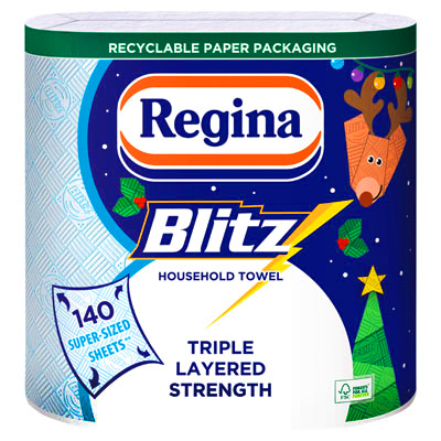 Regina Blitz Household Towel 140 Super-sized Sheets