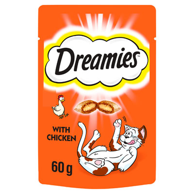 Dreamies Chicken Adult Cat Treat