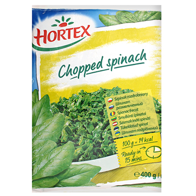 Hortex chopped spinach