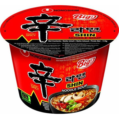 Nong Shim Big Shin Cup Noodle Soup Hot & Spicy