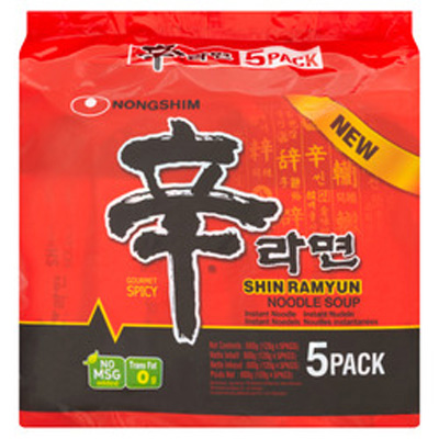 Nongshim Shin Ramyun Noodle Soup Gourmet Spicy