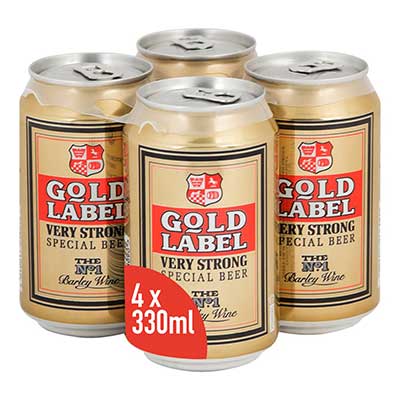 Gold Label Very Strong Special Beer 4x