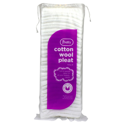 Pretty Cotton Wool Pleat