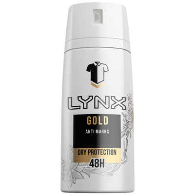 Lynx Gold Anti White Marks Anti-perspirant Deodorant Aerosol