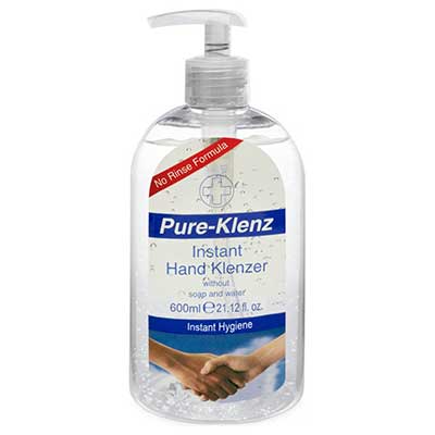 Pure Klenz  Instant Hand Gel Sanitiser