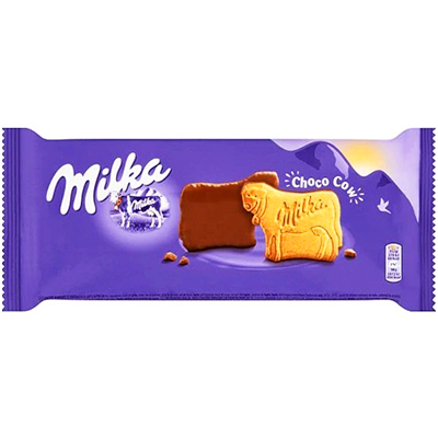 Milka Choco Cow Cookies with milk chocolate