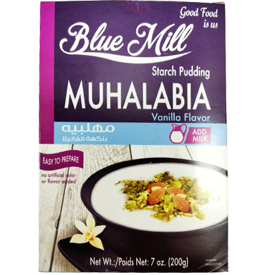 Blue Mill muhalabia Vanilla Flavour pudding