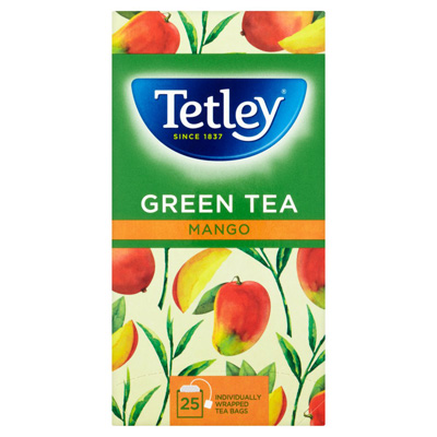 Tetley Mango Green Tea Bags