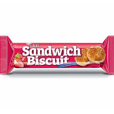 ETI Sandwich Biscuit Strawberry