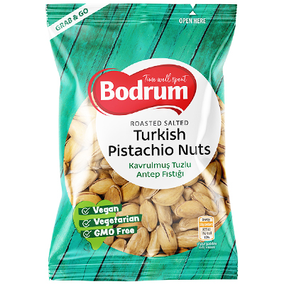 Bodrum roasted salted Turkish pistachio nuts