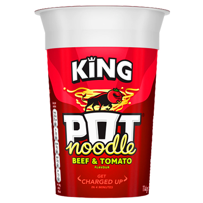 Pot Noodle Beef & Tomato King