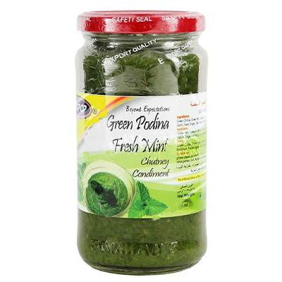 Top-op Green Podina Chutney