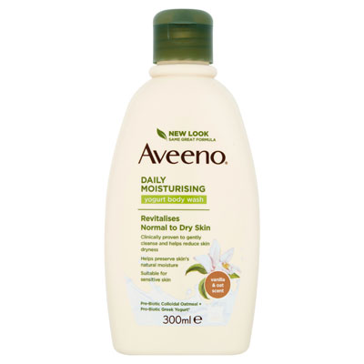 Aveeno Daily Moisturising Yogurt Body Wash Vanilla & Oat Scented