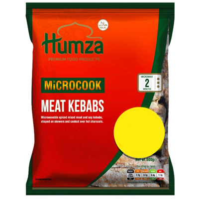 Humza Microcook frozen meat kebabs