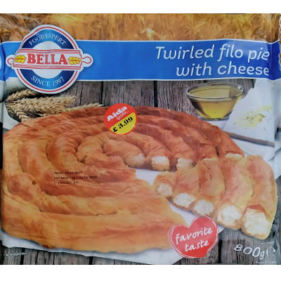 Bella Twirled Filo Pie With Cheese