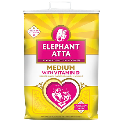 Elephant atta medium chapati flour