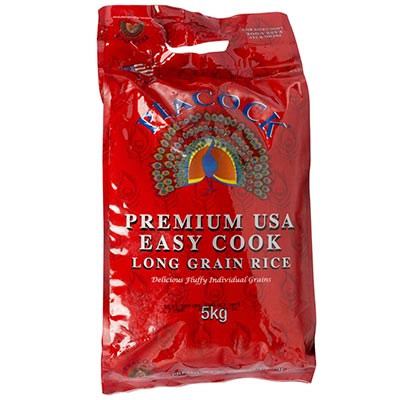 Peacock Premium Usa Easy Cook Long Grain Rice