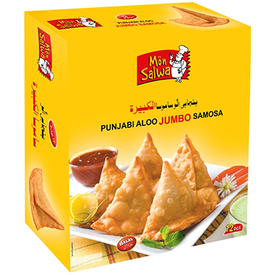 Mon salwa Punjabi Aloo Jumbo Samosas  12x