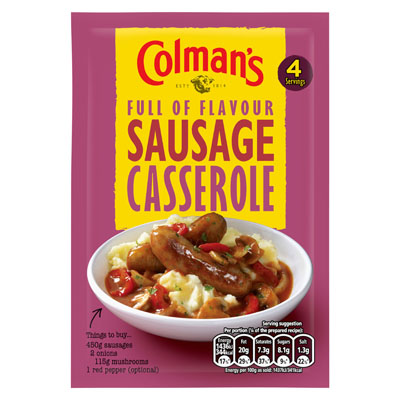 Colmans Sausage Casserole Recipe Mix