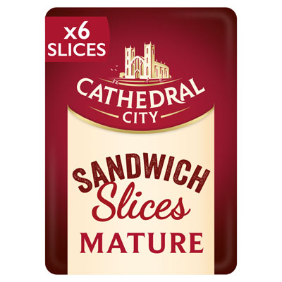 Cathedral City 6 Slices Mature Cheese