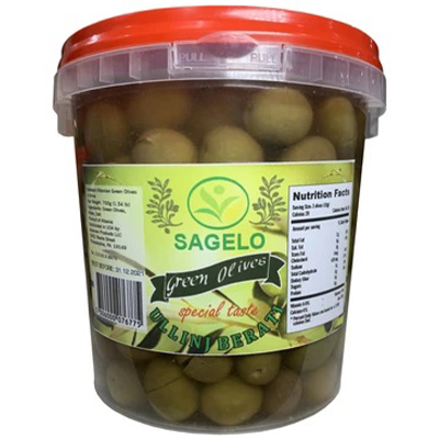 Sagelo Albanian Green Olives In Brine