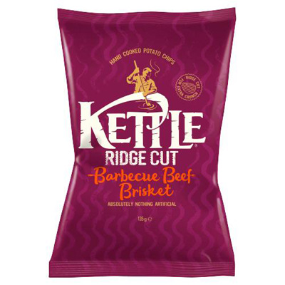 Kettle Ridge Cut Chips Bbq Beef Brisket