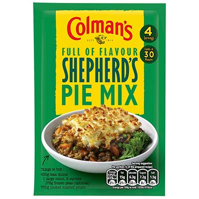 Colmans Casseroles Shepherds Pie