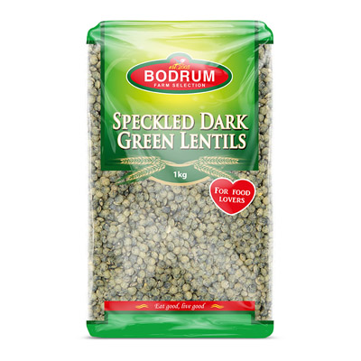 Bodrum Speckled Dark Green Lentils