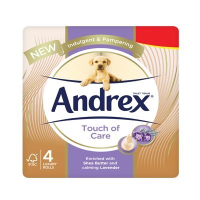 Andrex Touch Of Care 4pk