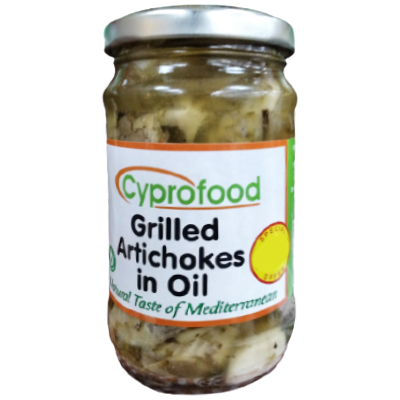 Cyprofood Grilled Artichokes In Oil