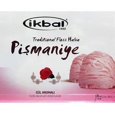 Ikbal Tradional Floss Halva With Rose Flavour