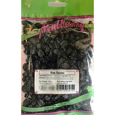 Mulberry Blue Raisins