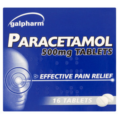 Galpharm Paracetamol 500mg 16 Tablets