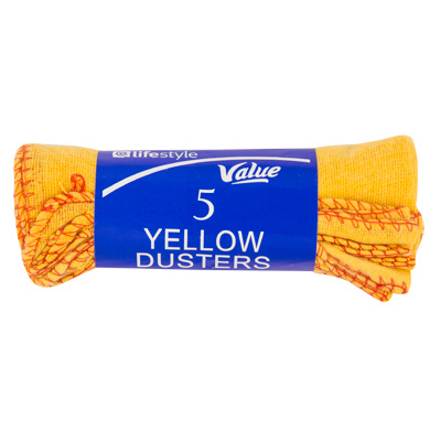 Lifestyle Value Yellow Dusters