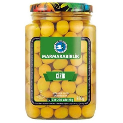 Marmarabirlik Scratched Green Olives