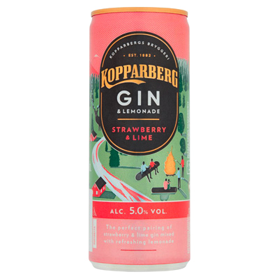 Kopparberg Gin & Lemonade Strawberry & Lime