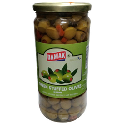 Damak Green Stuffed Olives