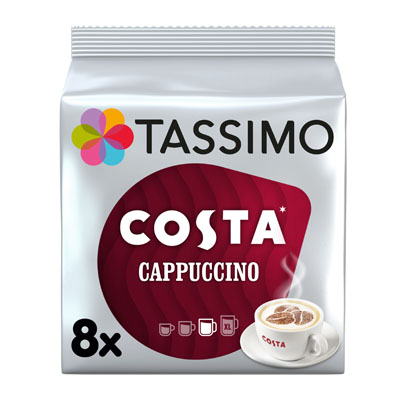 Tassimo Costa Cappuccino Coffee Pods