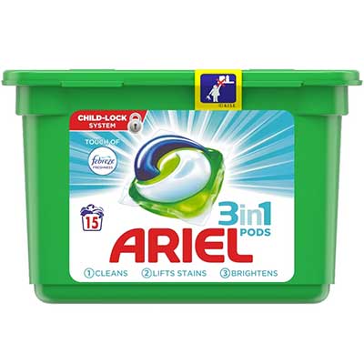 Ariel 3in1 Pods - 15 Wash