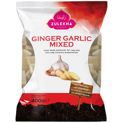 Zulekha ginger garlic mixed