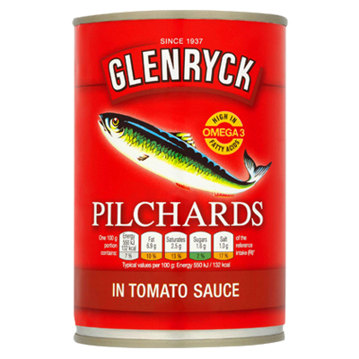 Glenryck Pilchards In Tomato Sauce