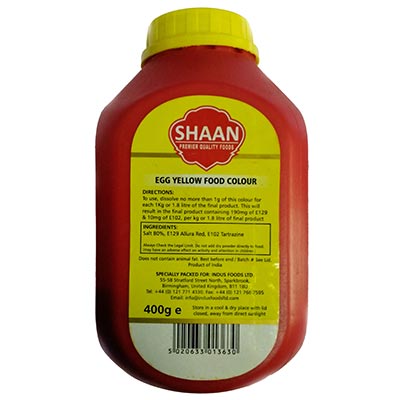 Shaan Egg Yellow Food Colour