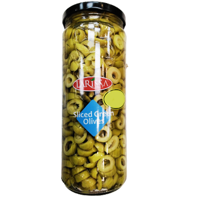 Larissa sliced green olives