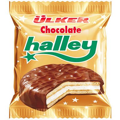 Ulker Halley Chocolate Biscuits 3x